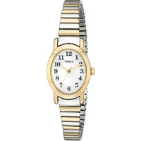 Timex Women's T21872 Cavatina Gold-Tone Stainless Steel Expansion Band Watch