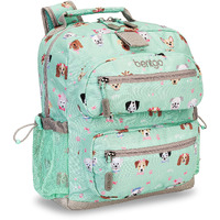 Bentgo Kids Backpack - Lightweight 14  Backpack In Fun Prints For School  Travel  & Daycare  Ideal For Ages 4+  Roomy Interior  Durable & Water-Resistant Fabric  & Loop For Lunch Bag (Puppy Love)