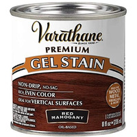 Varathane 358319 Premium Gel Stain  Half Pint  Red Mahogany