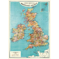 Cavallini & Co. British Isles Map Decorative Wrapping Paper 20X28