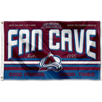 Wincraft Colorado Avalanche Fan Man Cave Banner Flag