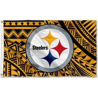 Wincraft Pittsburgh Steelers Samoan Pattern 3X5 Grommet Flag