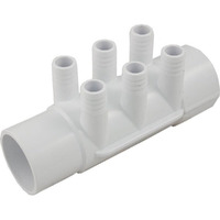 Waterway 672-7150 Spa Manifold 2"" X 2"" Spg X (6) 3/4"" Rb