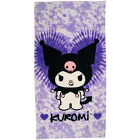 Franco Collectibles Sanrio Kuromi Super Soft Cotton Bath/Pool/Beach Towel  60 In X 30 In  (Official Licensed Product)