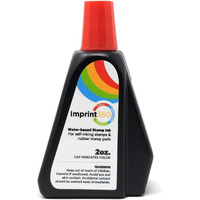 Supply360 As-Imp125577 - Premium Self-Inking Stamp Ink Refill  Red Ink In 2Oz Bottle With Easy To Use Drip Spout