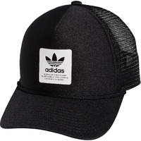Adidas Originals Dispatch Trucker 5-Panel High Crown Mesh-Back Adjustable Strapback Cap  Black/White  One Size