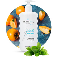 Mirai Clinical Body Wash For Strong Body Odor - Renewing Body Purifying & Deodorizing With Natural Persimmon & Green Tea Extracts - Nonenal Body Odor Eliminator For Women & Men - 9.29 Fl Oz