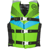 O'Brien Youth Nylon Life Jacket  Lime (50-90Lbs)