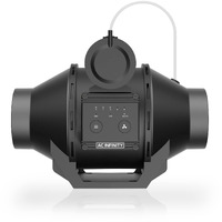 Ac Infinity Automatic Duct Fan 4""  Inline Fan With Differential Fan Pressure Switch  Air Vent Booster Fan For Industrial Hvac Ducting Ventilation Exhaust Systems