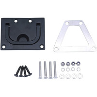 Mizugiwa Boat Ring Hatch Pull Flush Lift  Flush Ring Pull  Marine Grade 316 Stainless Steel Black Color