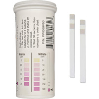 Nitrite 0-25 Ppm  Nitrate 0-500 Ppm Two Pad Test Strip [Vial Of 50 Strips]