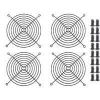 Easycargo 140Mm Fan Grill 140Mm Guard Black With Screws (Black 140Mm)