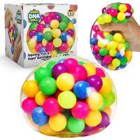 Yoya Toys The Original Jumbo Dna Ball | Colorful Fidget Squeezing Stress Relief Ball For Adults & Kids | Our Unique Rubber Squishy Toys Are Great For Stress  Anxiety  Bad Habits & More