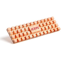 Icepc M.2 Heatsink For Ps5 2280 Ssd Pure Copper Heatsink Kit Cooler Heat Sink With Silicone Based Thermal Pad For Cooling M.2 Ssd Ngff Ssd Nvme Ssd(70X20X4Mm)