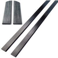 Cncarbonfiber 2Pcs 3X15Mm Length 420Mm Flat Carbon Fiber Bars Pultruded Carbon Fiber Strips 3.0X15X420Mm(2Pcs)