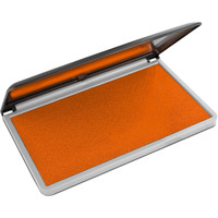 Maxmark Large Premium Orange Ink Stamp Pad - 3.5"" X 6.25"" - Quality Felt Pad
