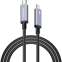 Trebleet 15Ft (4.5M) Usb4 Cable Compatible With Thunderbolt 3 Cable  Super Long Size 100W 20Gbps Usb4 Cable Compatible With Thunderbolt 3 (Usb C) Hub  Adapter  Devices  20V/5A