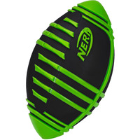 Nerf Weather Blitz Kids Foam Football - Youth Weatherproof Soft Foam Ball - Indoor + Outdoor Football For Kids - Small Junior Nerf Foam Football - 9"" Inch Youth Sized Football - Green