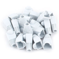 Yiovvom Soft Plastic Ethernet Rj45 Cable Connector Boots Cover Strain Relief Boots Cat5 Cat5E Cat6 Cat6E 100Pcs