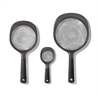 Oxo Good Grips 3-Piece Strainer Set  Black