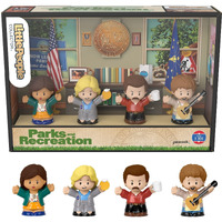 Little People Collector Parks And Recreation Special Edition Set In Display Gift Box For Adults & Fans  4 Figures