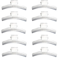 Hair Wave Clips - Set Of 10 - Aluminum 3.5"" Butterfly Wave Setting Clips - Finger Wave Clips For Hair - Marcel Wave Hair Clips - Fingerwave Clips - Wave Clamps