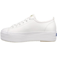 Keds Triple Up Leather  Sneaker Womens  White Leather  8.5 Medium