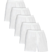 Fruit Of The Loom Mens Tag-Free Boxer Shorts Underwear  Woven - White  X-Large Us