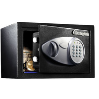 Sentrysafe Medium Safe With Digital Keypad  Lock Box With Code Has Interior Lining And Bolt Down Kit That Secures Pistol  Money  0.41 Cubic Feet  7.6 X 11.4 X 10.4 Inches  X041E