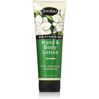 Shikai Hand & Body Lotion (Gardenia  8Oz) | Daily Moisturizing Skincare For Dry And Cracked Hands | With Aloe Vera & Vitamin E