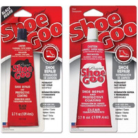 Shoegoo Combo Adhesive  2 Pack (1 Clear  1 Black)  Clear/Black