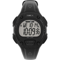 Timex Unisex Ironman Classic 30 34Mm Resin Strap Watch - Black Case & Top Ring With Black Resin Strap