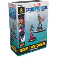 Marvel: Crisis Protocol Bishop & Nightcrawler Character Pack - X-Men Miniatures With Advanced Abilities! Tabletop Superhero Game  Ages 14+  2 Players  90 Minute Playtime  Made By Atomic Mass Games