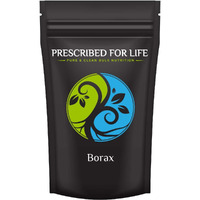 Prescribed For Life Borax Powder | Household Laundry Booster  Slime Activator & Multipurpose Cleaning Powder | All Natural Sodium Borate Powder  1 Lb