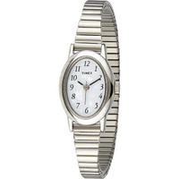 Timex Women's T21902 Cavatina Silver-Tone Stainless Steel Expansion Band Watch