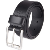 Dockers Men's Casual Leather Belt - 100% Soft Top Grain Genuine Leather Strap With Classic Prong Buckle  Black  32