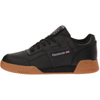 Reebok Men Workout Plus Sneaker  Black/Carbon/Classic Red  9.5