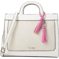 Nine West Ojai Carryall Satchel Beige/Optic White One Size