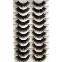 Gmagictobo Fake Eyelashes Natural 15Mm Cat Eye Lashes Pack Short Fluffy Faux Mink Thick Curly 3D Dramatic Soft Strip False Eye Lashes Multipack