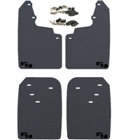 Rokblokz Mud Flaps For Toyota Tacoma - Fits 2016+ Model Years - Multiple Colors Available - Set Of 4 - Includes Hardware And Detailed Instructions (Regular  Black With Black Logo)