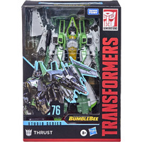 Transformers Toys Studio Series 76 Voyager Class Bumblebee Thrust Action Figure - Ages 8 And Up  6.5-Inch