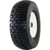 Marathon 30326 13X5.00-6In Flat Free Lawnmower Tire On Wheel 3"" Hub  3/4"" Bushings  Black