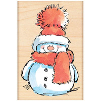 Penny Black 2521K Snowy Wood Mounted Rubber Stamp