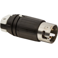 Hubbell Cs8165C Locking Plug  50 Amp  480V  3 Pole And 4 Wire