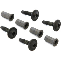 Red Hound Auto Tailgate Cover Cap 4 Screw Bolts And 4 Nuts Hardware Compatible With Chevrolet Gmc Silverado Sierra 2007-2013 And More