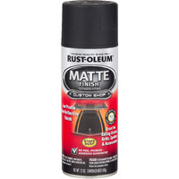 Rust-Oleum 263422 Automotive Matte Finish Spray Paint  12 Oz  Matte Black