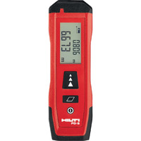 Hilti Pd-S Laser Distance Meter 60M/197Ft  Handheld Range Measure Meter Rangefinder Diastimeter With Area Measurement  Range Finder Highlight Display Measuring Tool