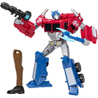 Transformers Toys Earthspark Deluxe Class Optimus Prime Action Figure  5-Inch  Robot Toys For Kids Ages 6 And Up