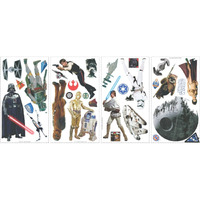 Roommates Rmk1586Scs Star Wars Classic Peel & Stick Wall Decals  1.5"" X 1.25"" To 9"" X 9
