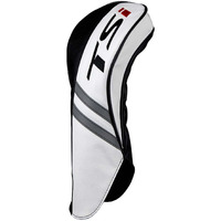 New Titleist Golf Tsi Driver Headcover Leather Cover - Black White Red